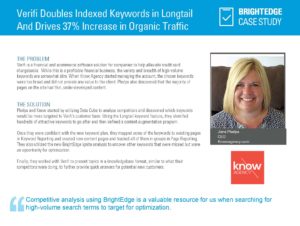 Know Agency - Case Study - Double Long Tail Keywords